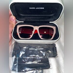 Marc Jacobs Blush Sunglasses with Tinted Lenses